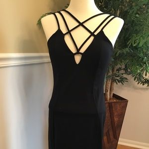 Forever 21 strappy black dress